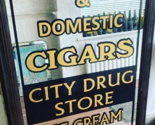 Prop Hire - Lettered Mirror